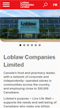 Mobile Screenshot of loblaw.ca